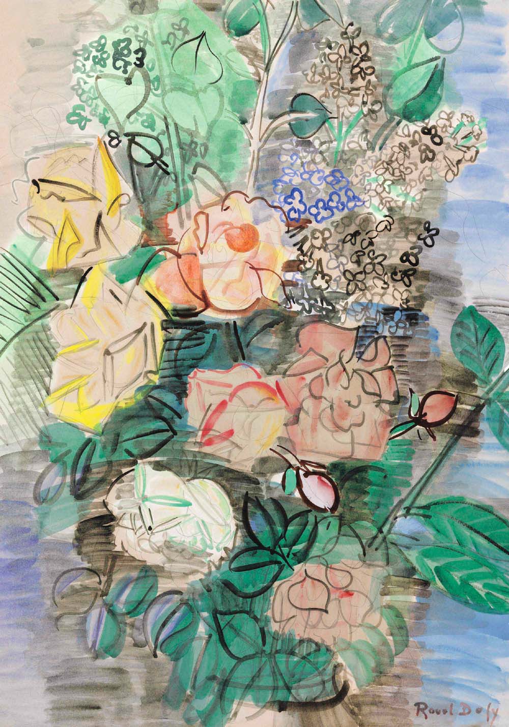 Raoul Dufy Fleurs Giclee Ltd Edition