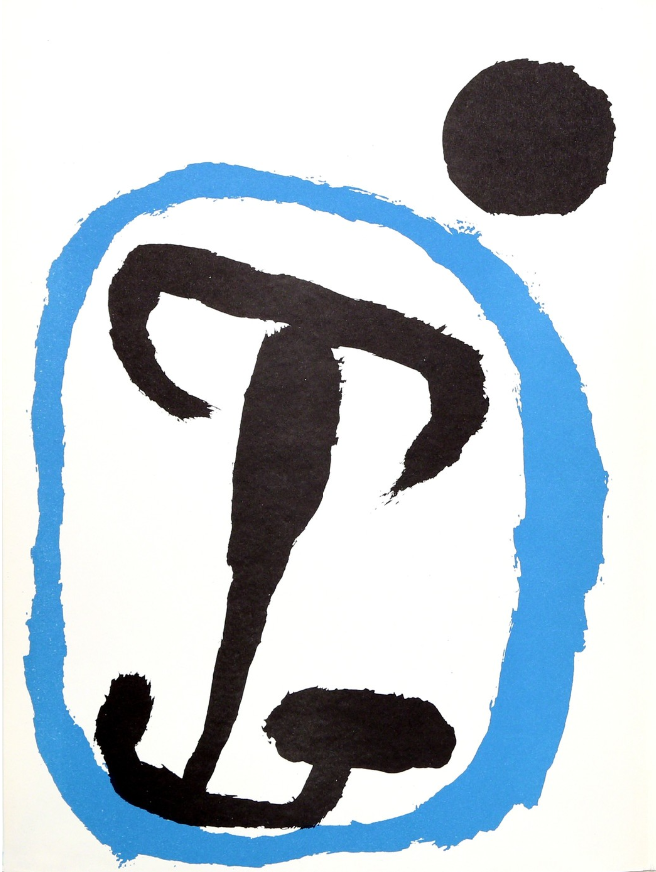 Miro Original Lithograph DM0587 Derriere le Miroir 1956