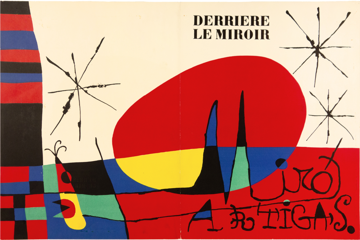 Miro Original Lithograph DM0887d Derriere le Miroir 1956