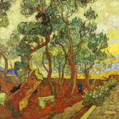 Van Gogh The garden of the Asylum in Saint Remy Ltd Edition Giclee