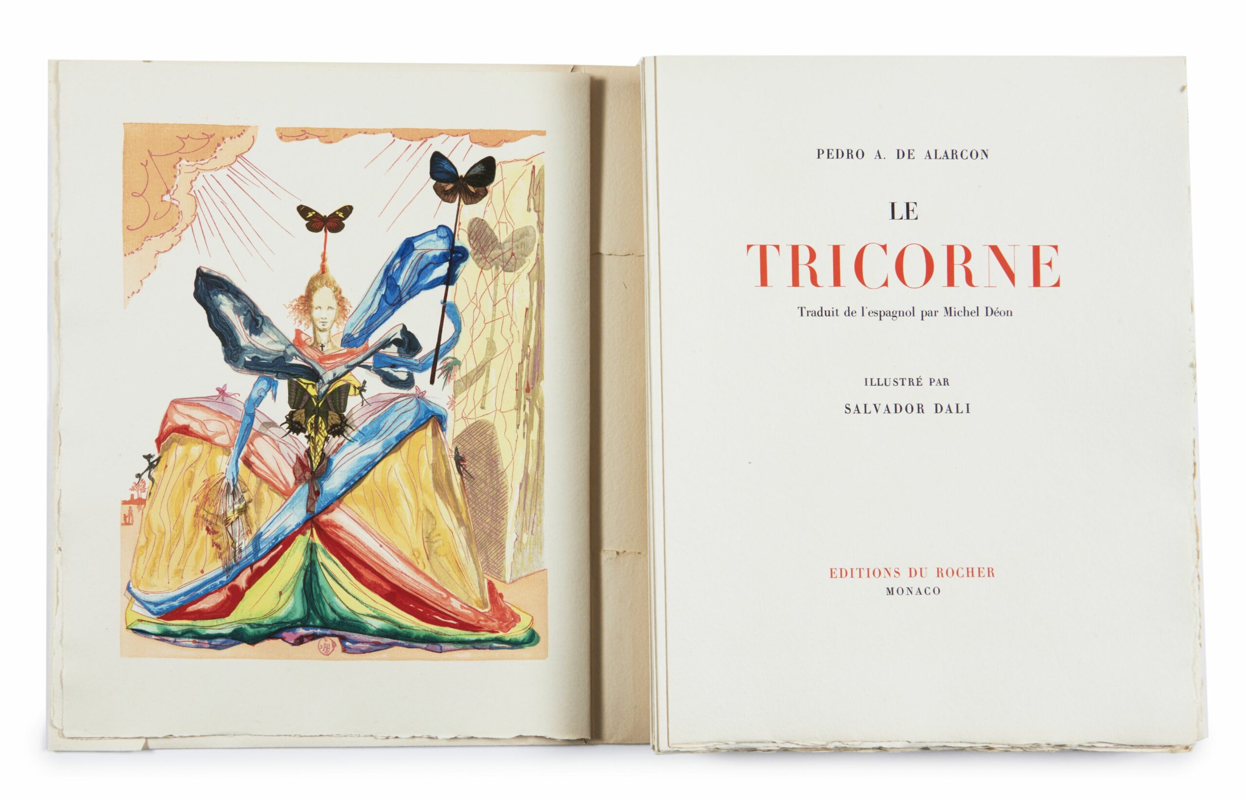 Salvador Dali Portfolio Le Tricorne with 20 wood Engravings