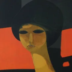 Minaux Original Lithograph La Femme 1968 Signed & Numbered