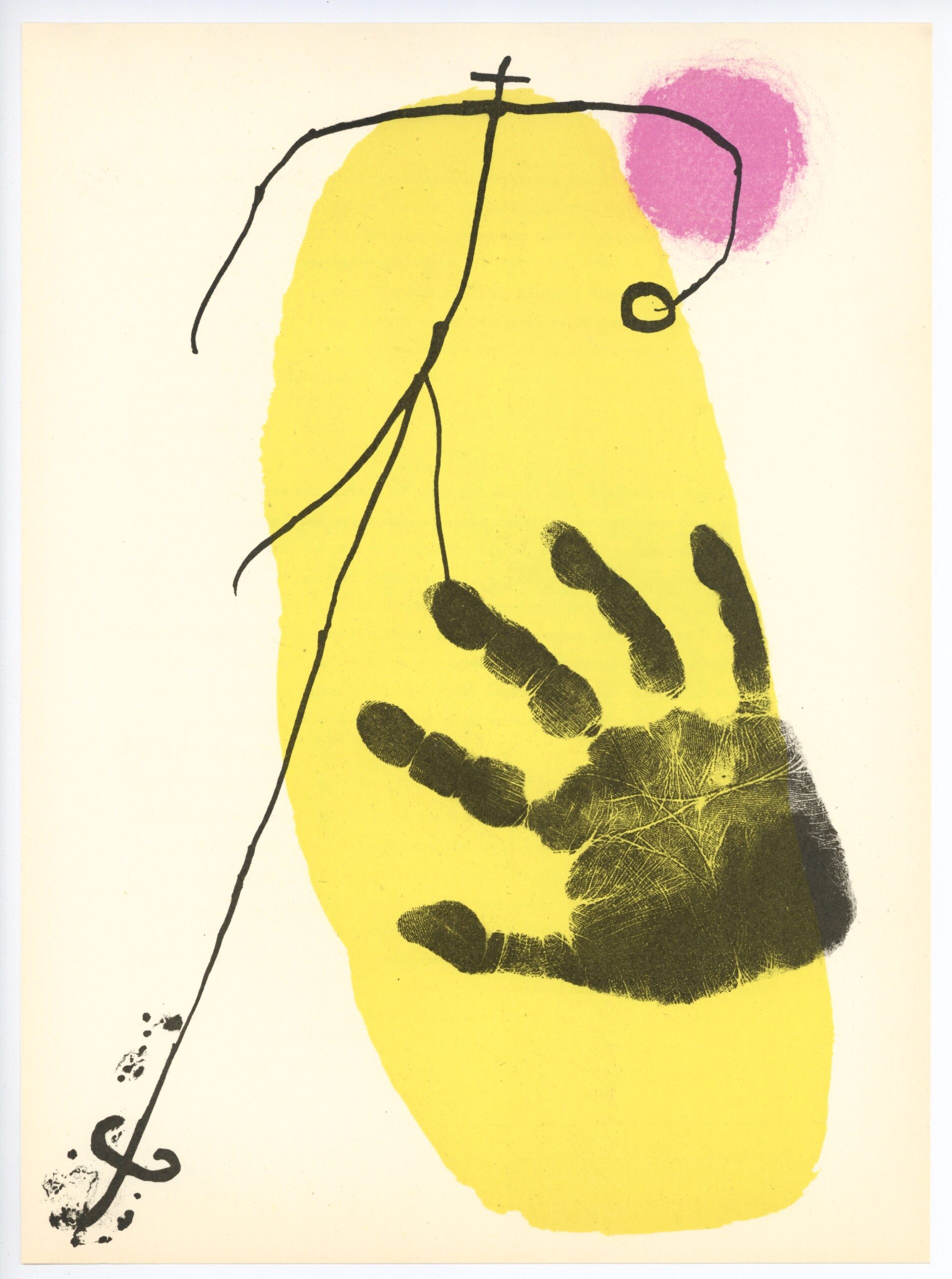 Miro Original Lithograph DM0287 Derriere le Miroir 1956