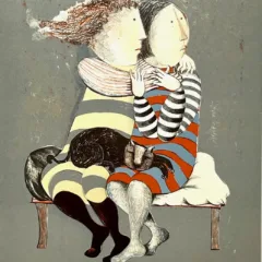 Graciela Boulanger Original Lithograph Untitled for Senans