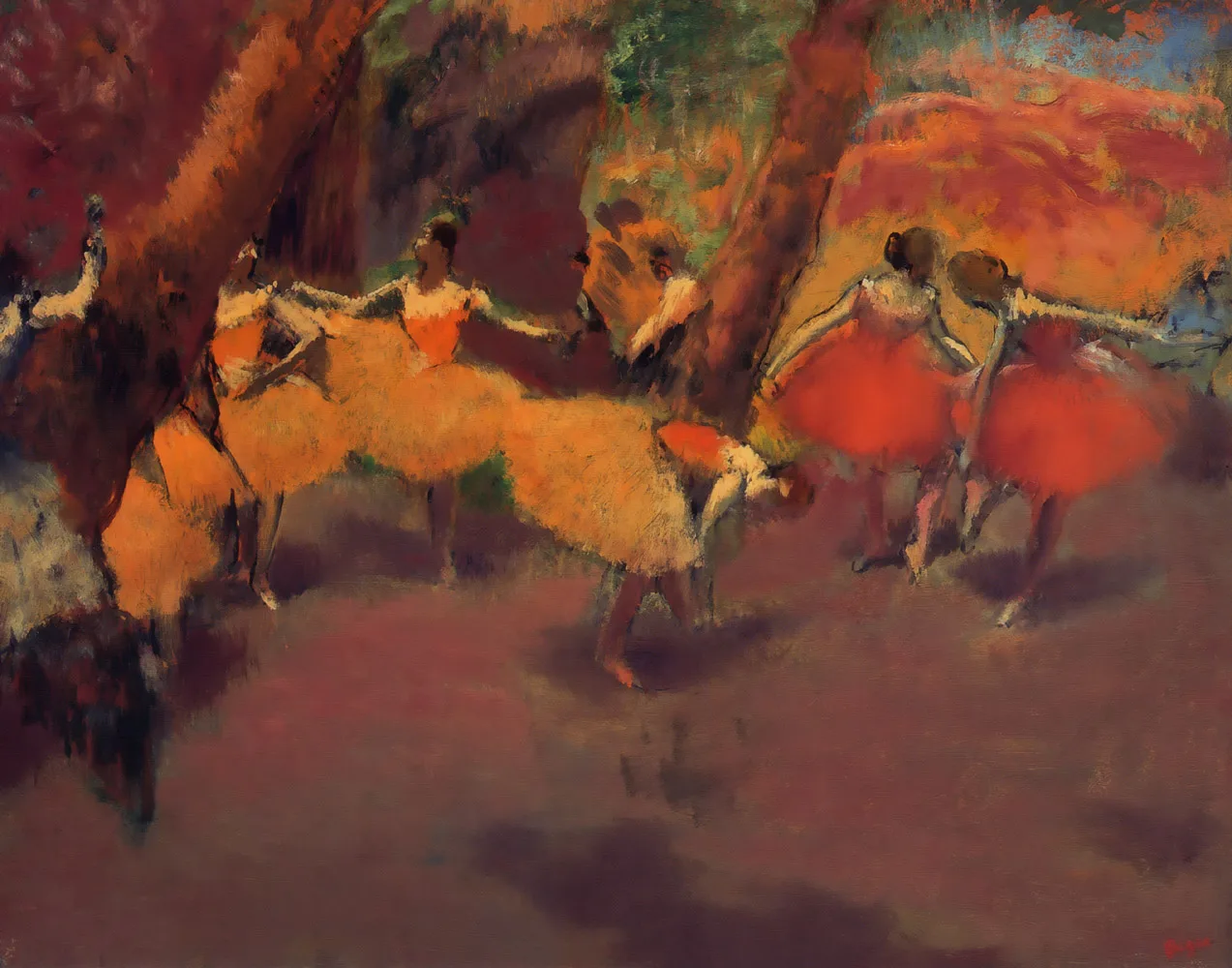 Degas Before the performance 1895