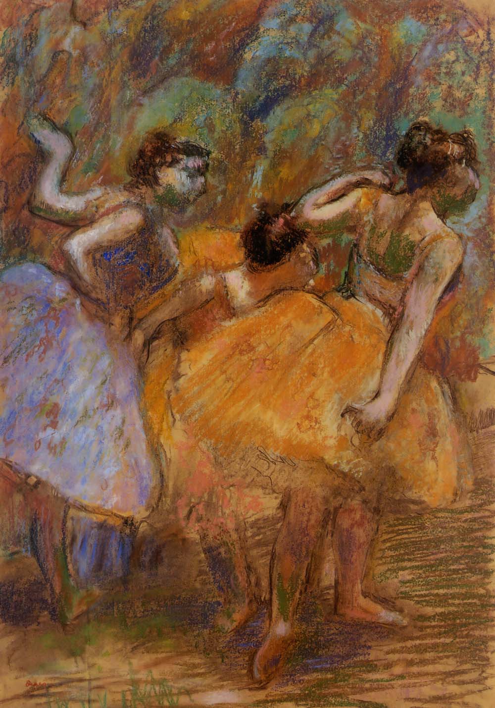 Edgar Degas Dancers 1900