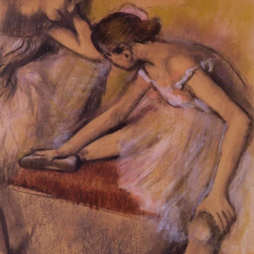 Edgar Degas Dancers in repose 1898