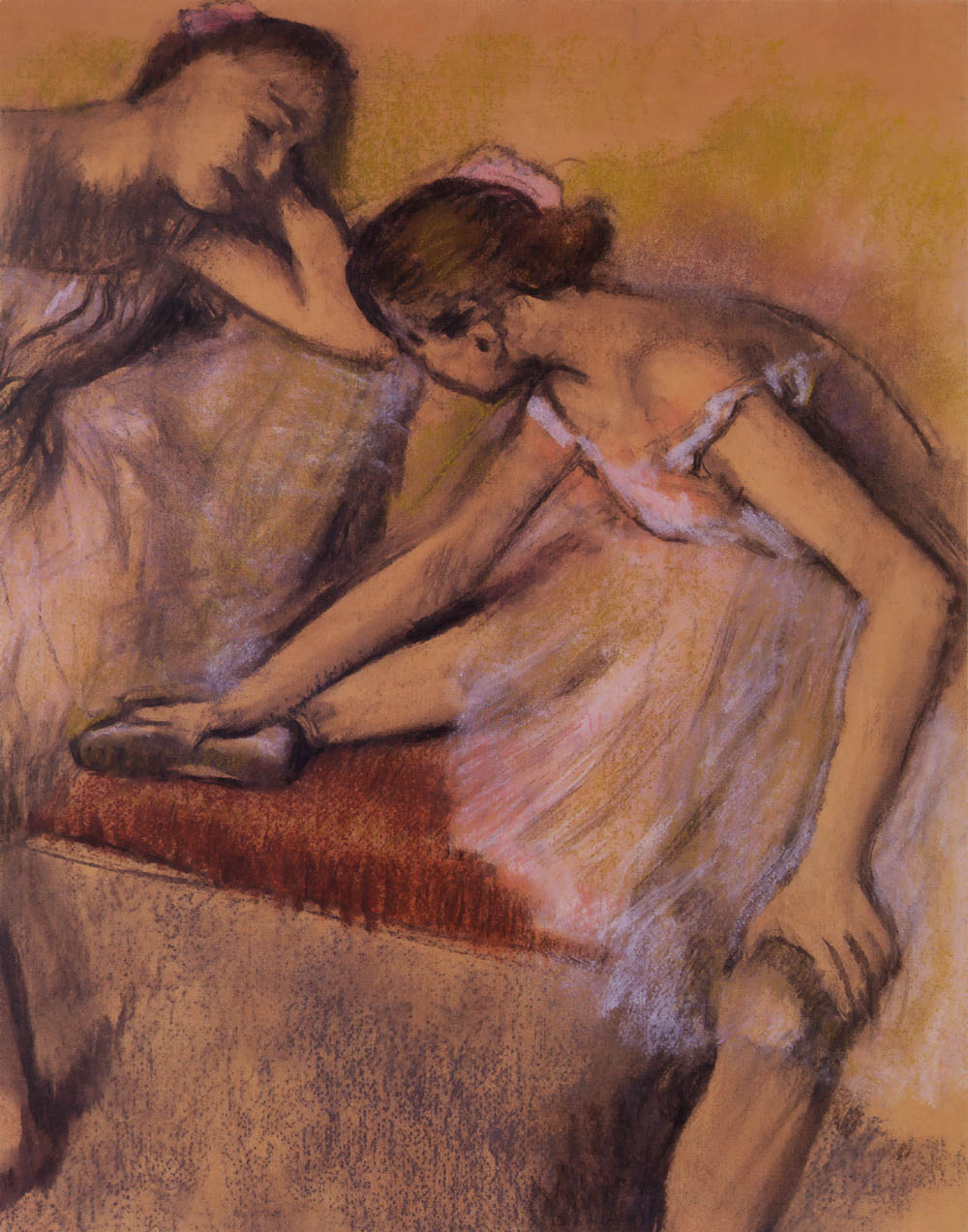 Edgar Degas Dancers in repose 1898