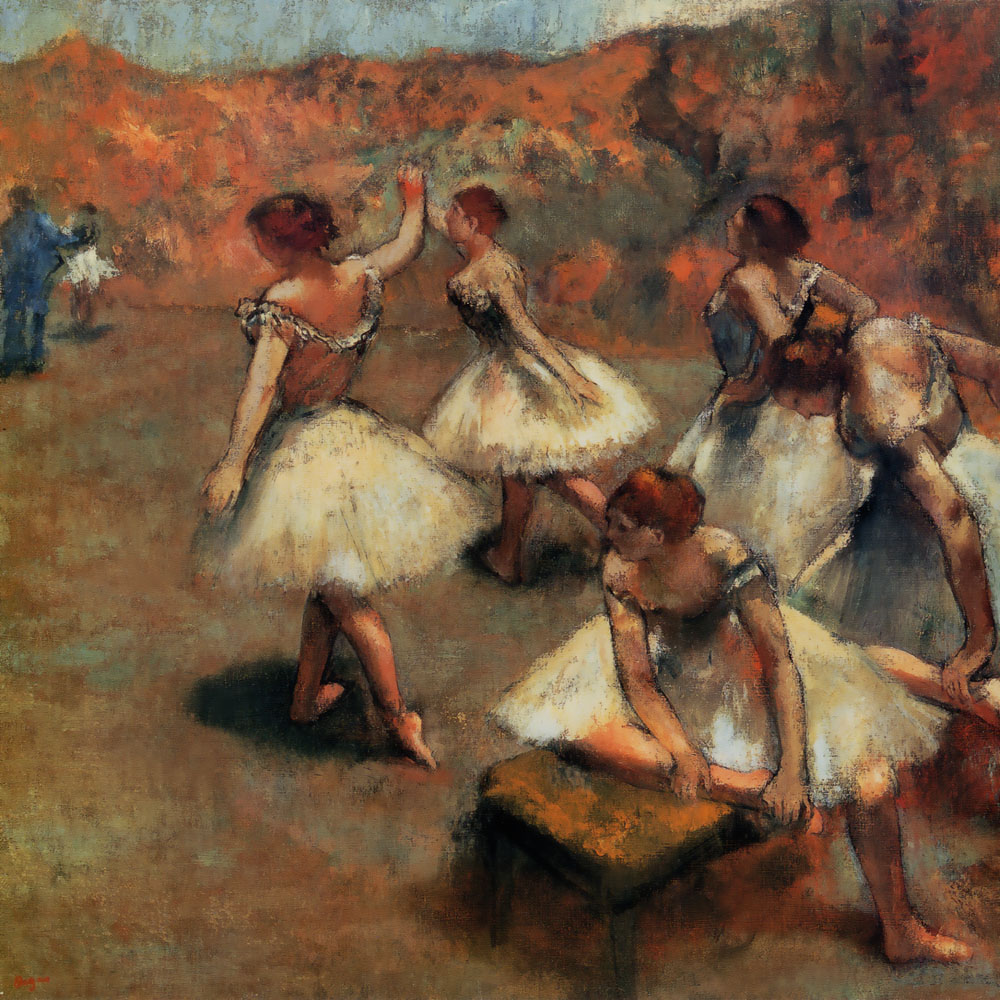 Edgar Degas Dancers on the stage