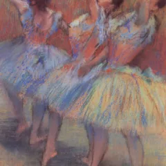 Edgar Degas Three Dancers-Pastel Numbered Giclee