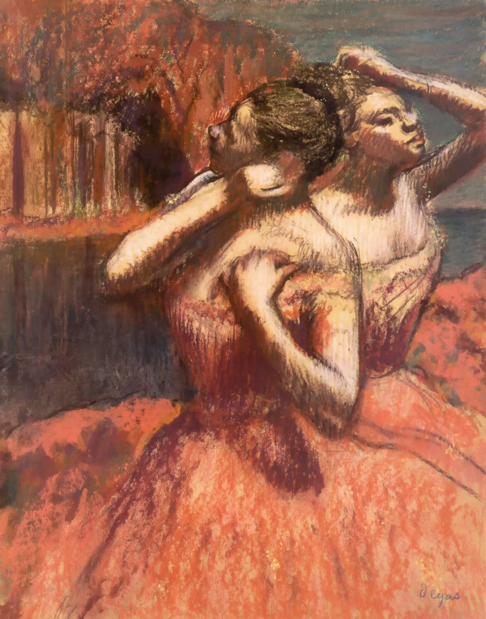 Degas Two dancers 1895