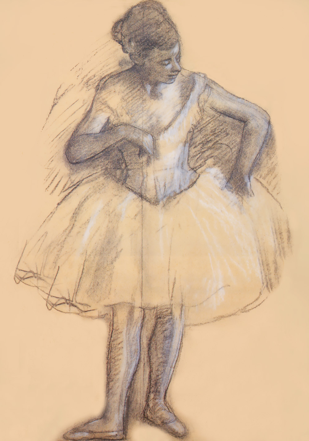 Edgar Degas Study for a Ballerina Numbered Giclee