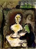 1989 Chagall Lithograph v1 Odyssee Frontispiece