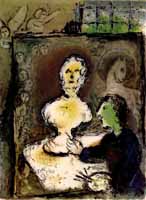 1989 Chagall Lithograph v1 Odyssee Frontispiece