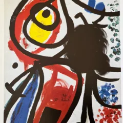 Miro Derriere le Miroir DM24231 Deux Femmes Oiseaux 1978
