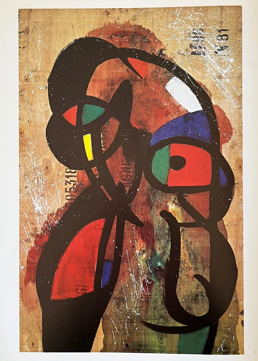 Miro Derriere le Miroir DM42231 Personnage 1978