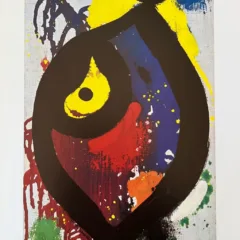 Joan Miro Derriere le Miroir DM04231 Tete 1978
