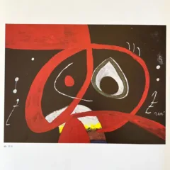 Joan Miro Derriere le Miroir DM13231 Tete 1978