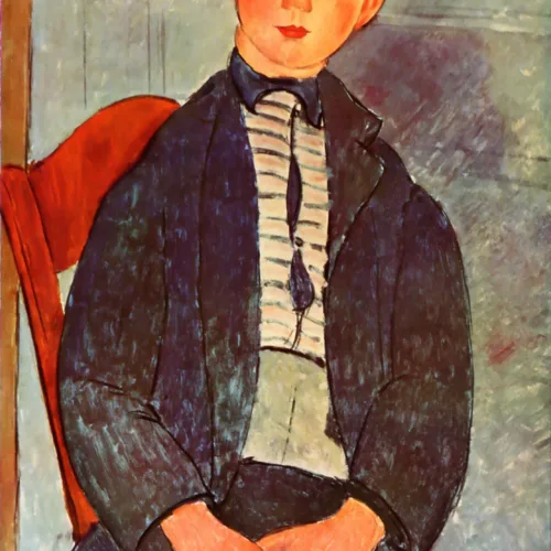 Modigliani Boy with pink shirt Limited Edition