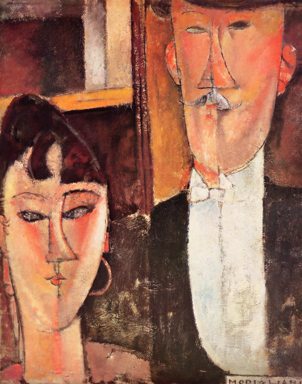 Modigliani Bride and groom limited edition giclee