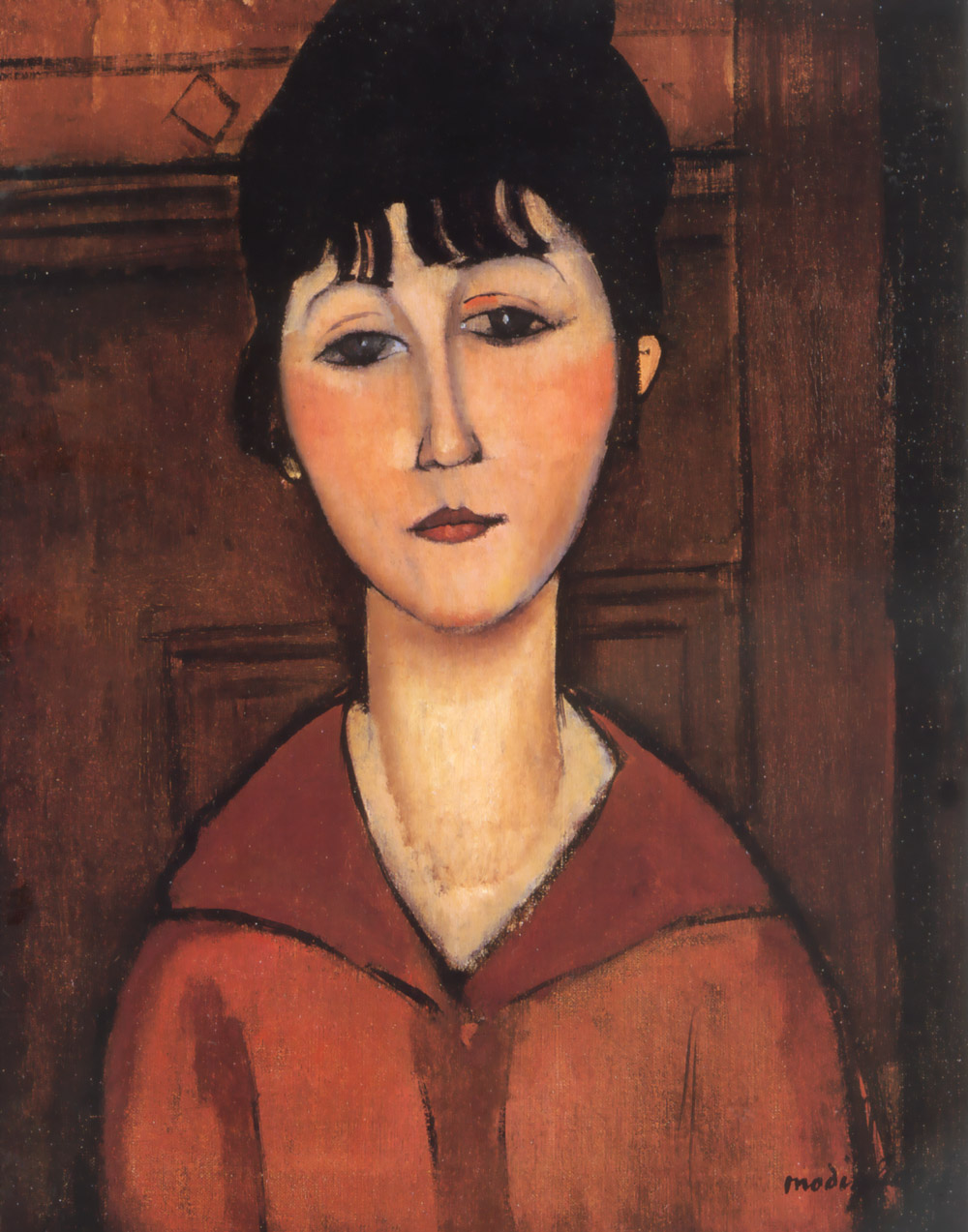 Modigliani Portrait of a young woman