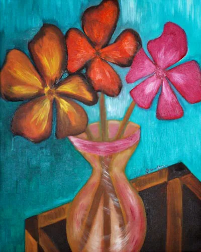 Grace Absi Bouquet 2010 Oil Painting on Canvas