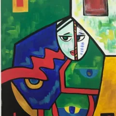 Grace Absi Schield 2017 Acrylic Painting on Arches Paper 