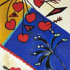 Grace Absi Broken Hearts 2011 Acrylic Painting on Arches Paper 