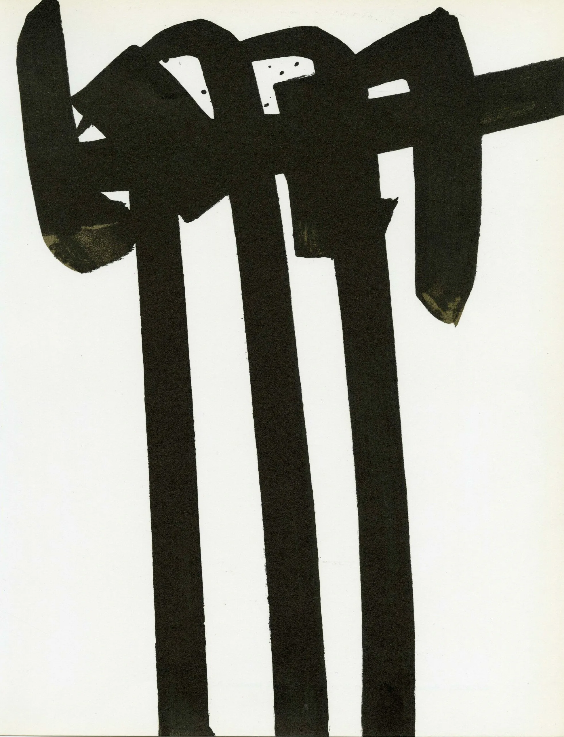 Pierre Soulages Original Lithograph XXe Siecle 1970