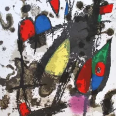 Joan Miro Original Lithograph V2 Cover Mourlot 1975
