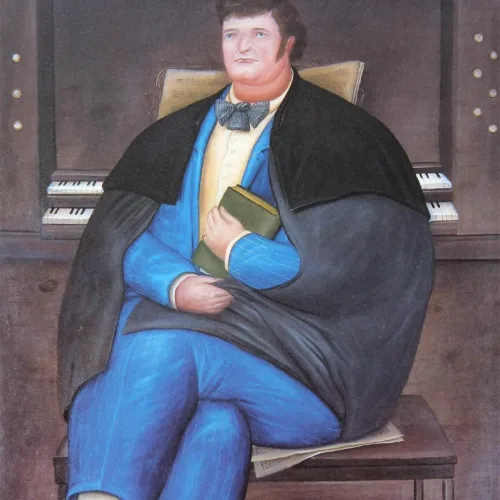 Fernando Botero 11 Portrait of Claude Bernard