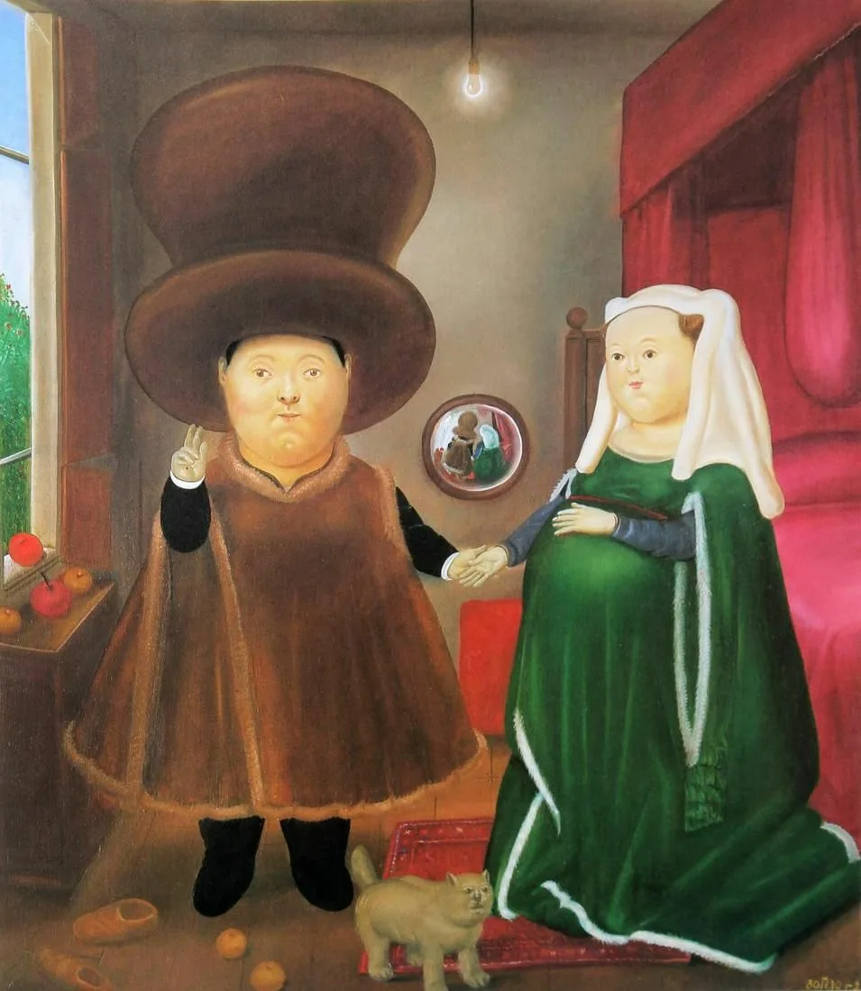 The Arnolfini after Van Eyck