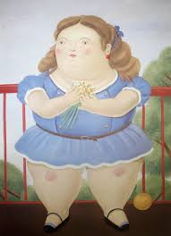 Fernando Botero 6  Girl on Balcony 1983