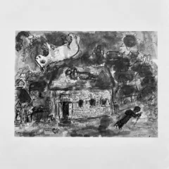 Chagall Untitled 4 - DM13225 Derriere le miroir 1977