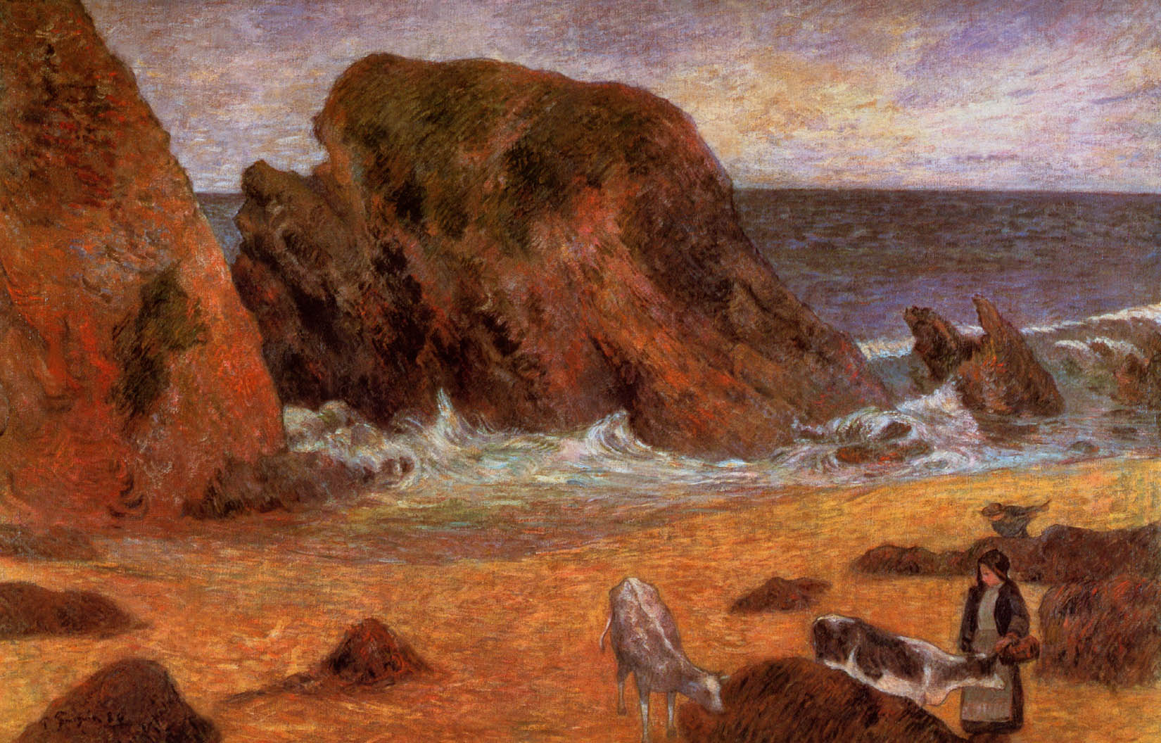 Paul Gauguin Seascape in Brittany Giclee Ltd Edition