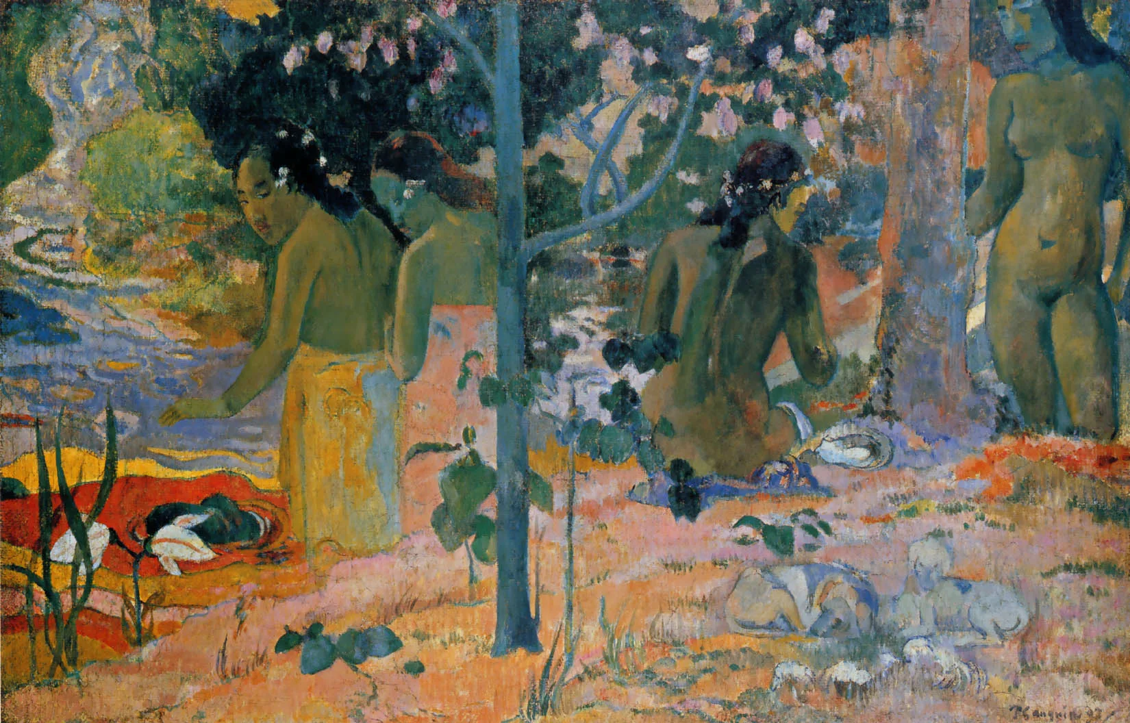 Paul Gauguin The Bathers Giclee Ltd Edition