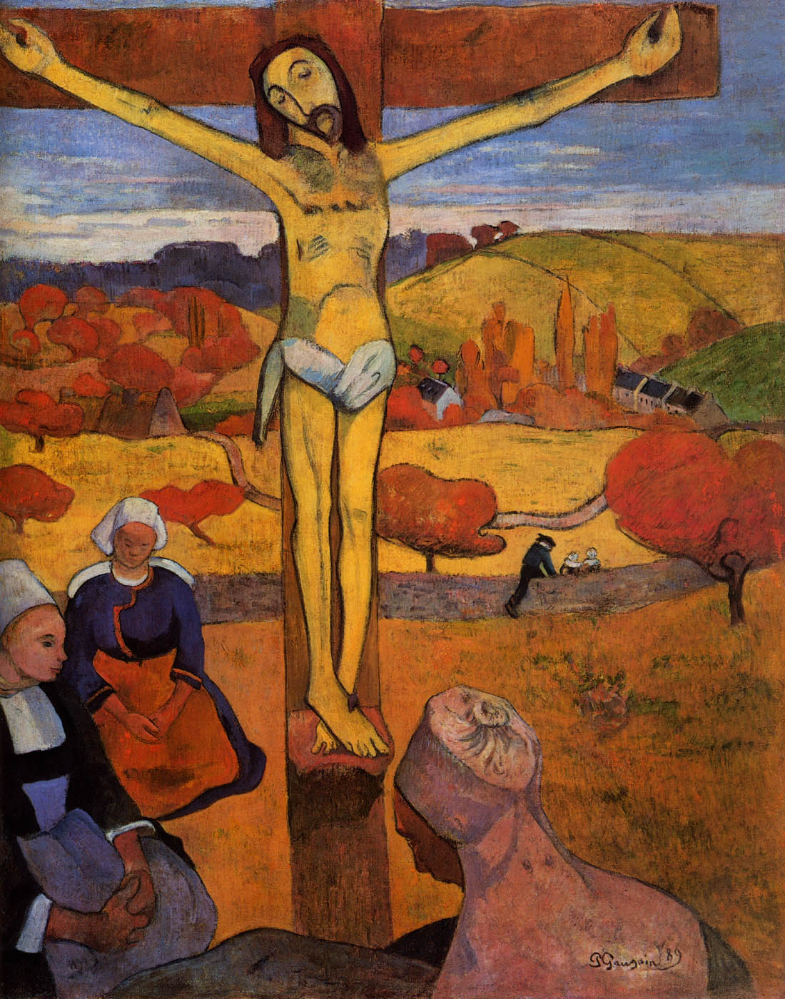 Paul Gauguin The Yellow Christ Giclee Ltd Edition