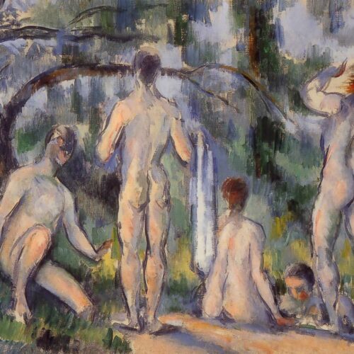 Paul Cezanne Les grandes baigneuses