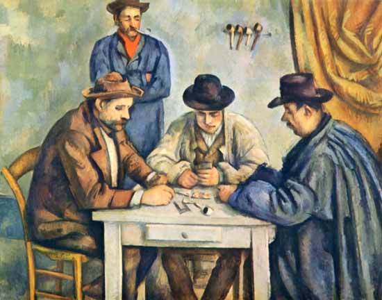 Cezanne The card players-1890