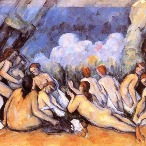 Cesanne the large bathers