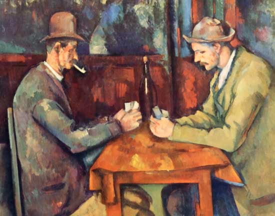 Cezanne Two card players-1885