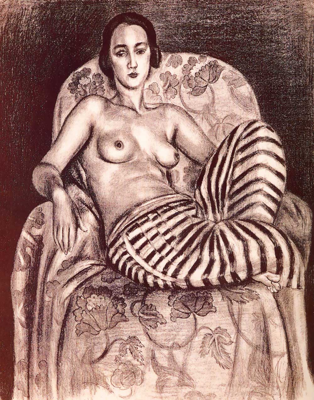 Matisse print giclee Odalisque au culotte bayadere