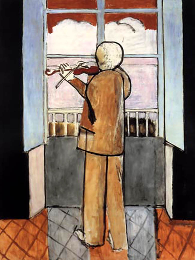 Matisse violonist at the window limited edition giclee