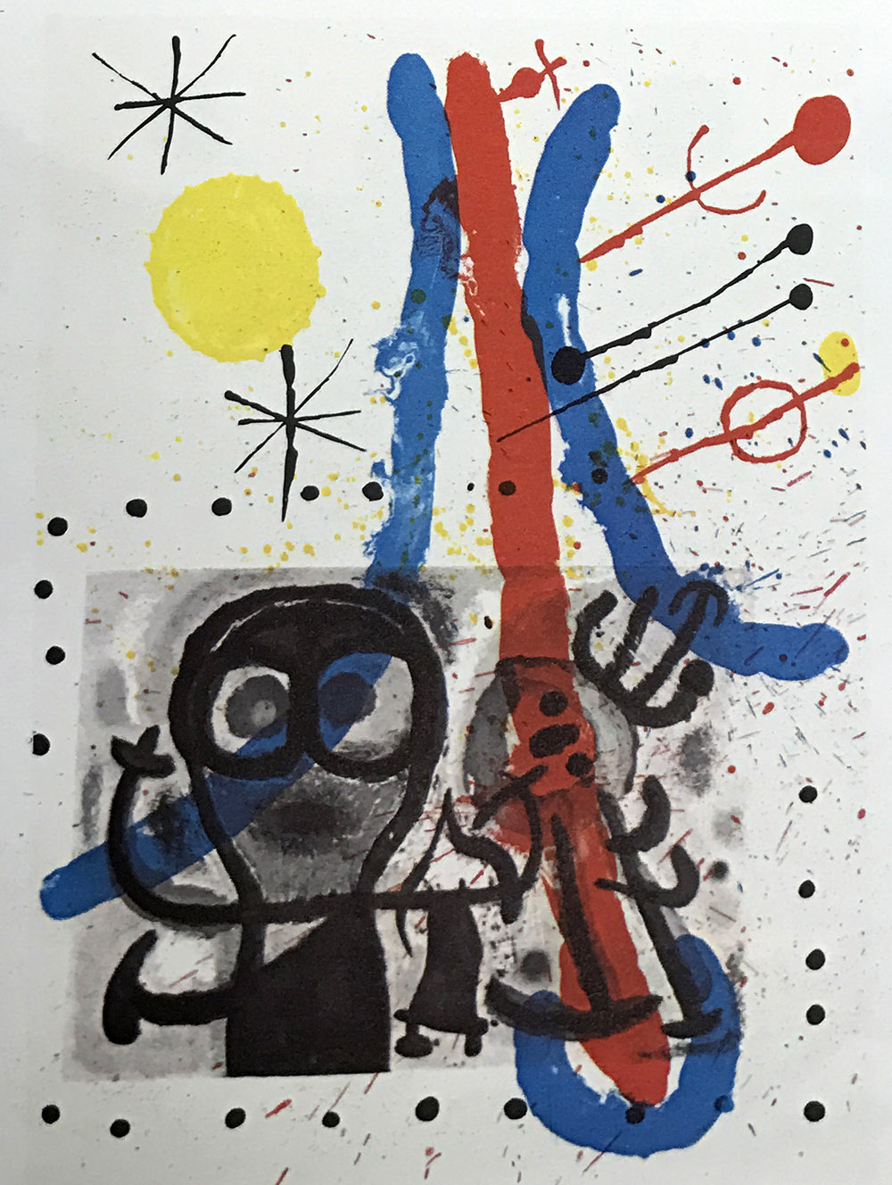 Joan Miro Lithograph DM02151 Derriere le Miroir 1965