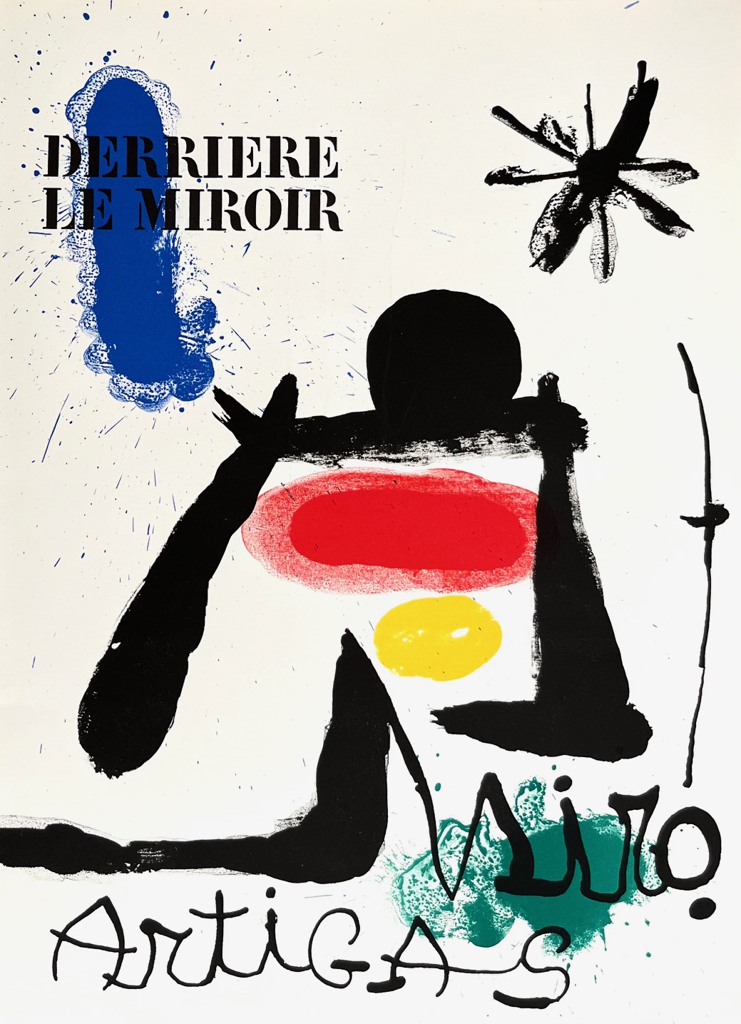 Miro Original Lithograph DM01C139 Derriere le Miroir 1963