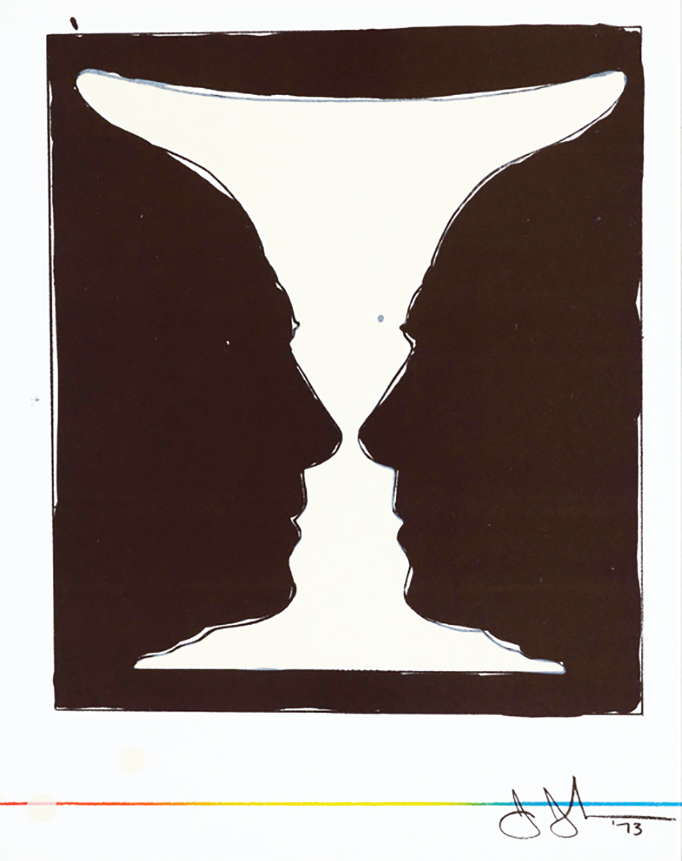 Jasper Johns Original Lithograph Cup to Picasso XXe Siecle 1973