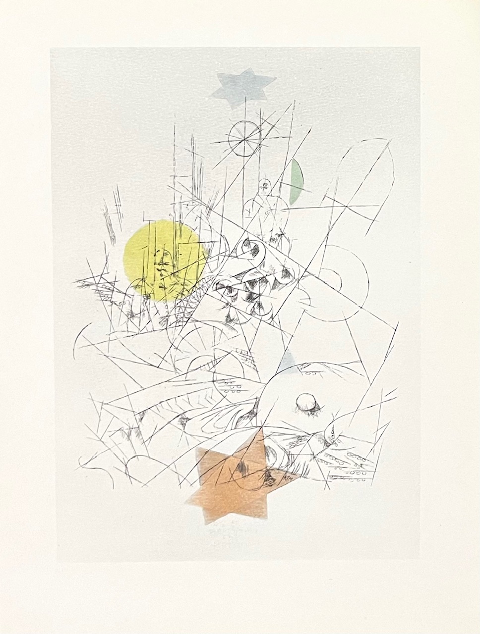 1947 Paul Klee Engraving 16 Destruction and Hope 1916