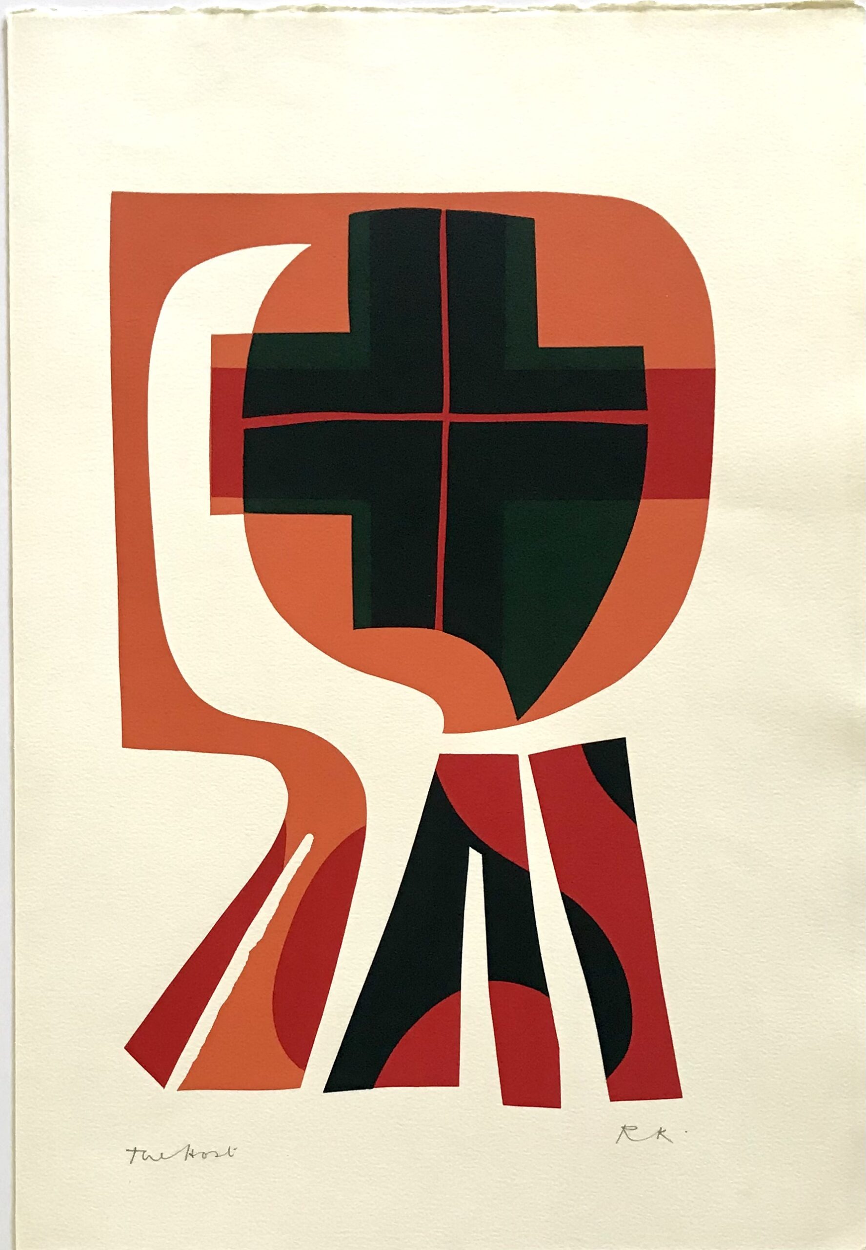 Ronald King screenprint Hoost 1967