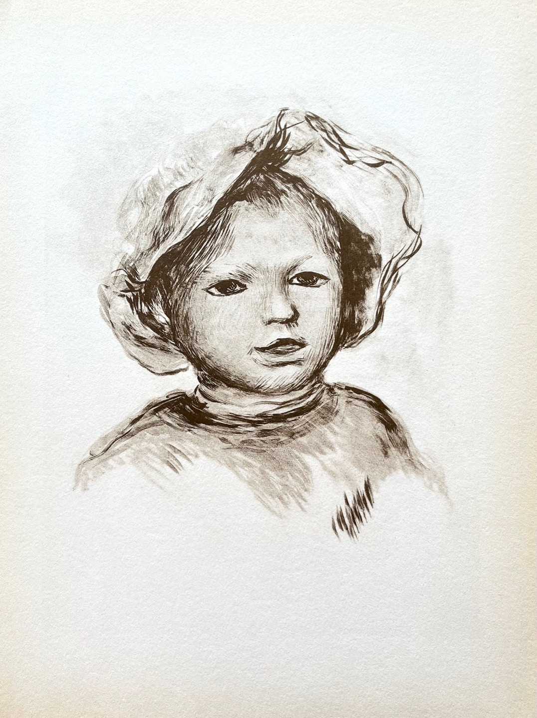 Pierre-Auguste Renoir Lithograph 2 Pierre Renoir de face