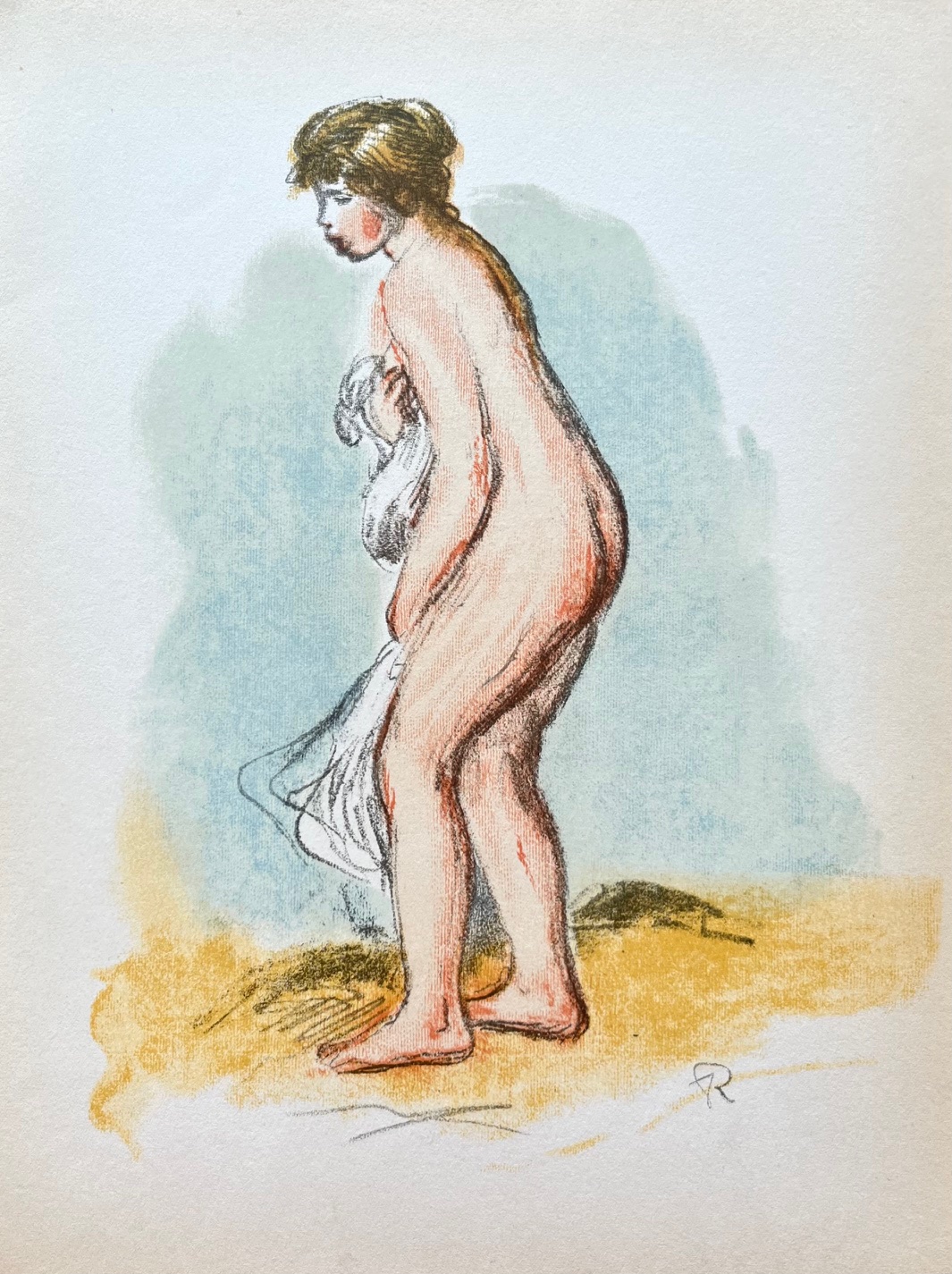 Pierre-Auguste Renoir Lithograph 3 Beigneuse Debout